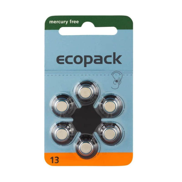 Ecopack Zubehör Hörgerätebatterien Ecopack 13